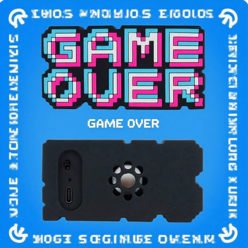 Game over speaker