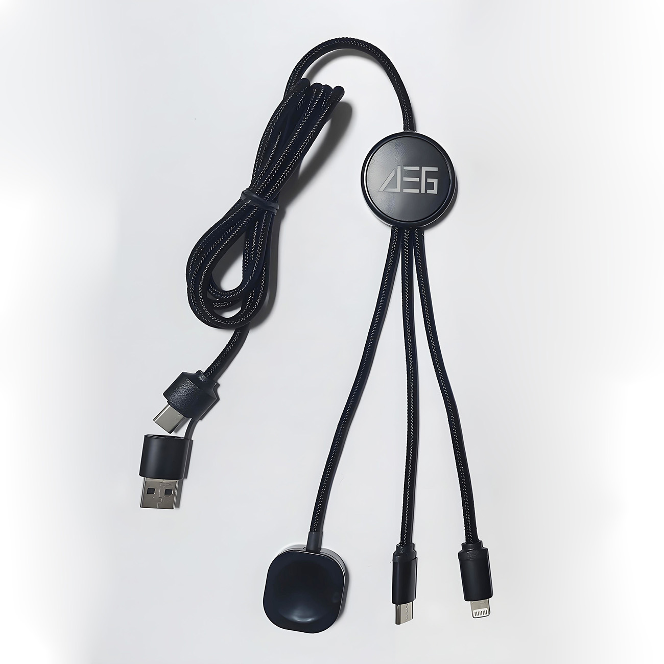 Cable with apple watch charger